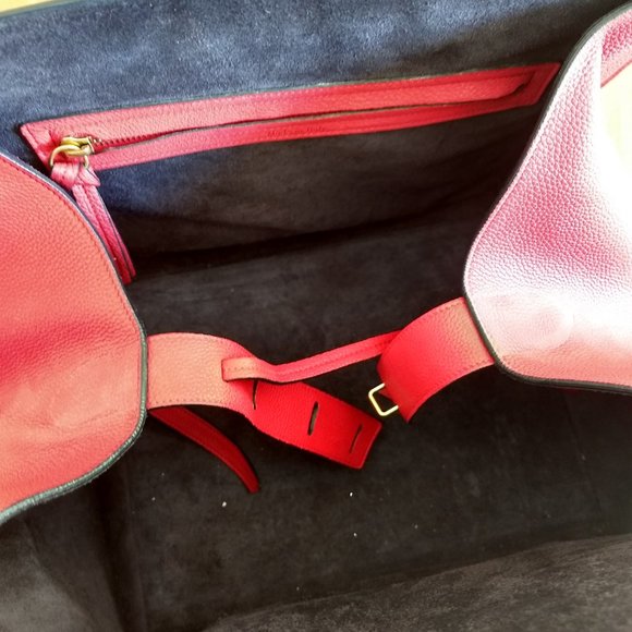 Celine Phantom M in Magenta Bullhide Calfskin - Picture 9 of 10